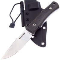 Fox Нож Black Explorator сталь 440C, рукоять Brown Micarta (BF-749) Fox Нож Black Explorator сталь 440C, рукоять Brown Micarta (BF-749)