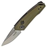 Kershaw Автоматический нож Launch 9 сталь CPM154CM, рукоять Olive Aluminium (7250OLSW)