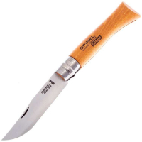 Opinel Складной нож 10VRN Tradition Carbon, рукоять бук (113100)