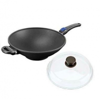 SKK Вок стеклянная крышка 1 ручка 32 см. 6 л. Titan Induction (2761)